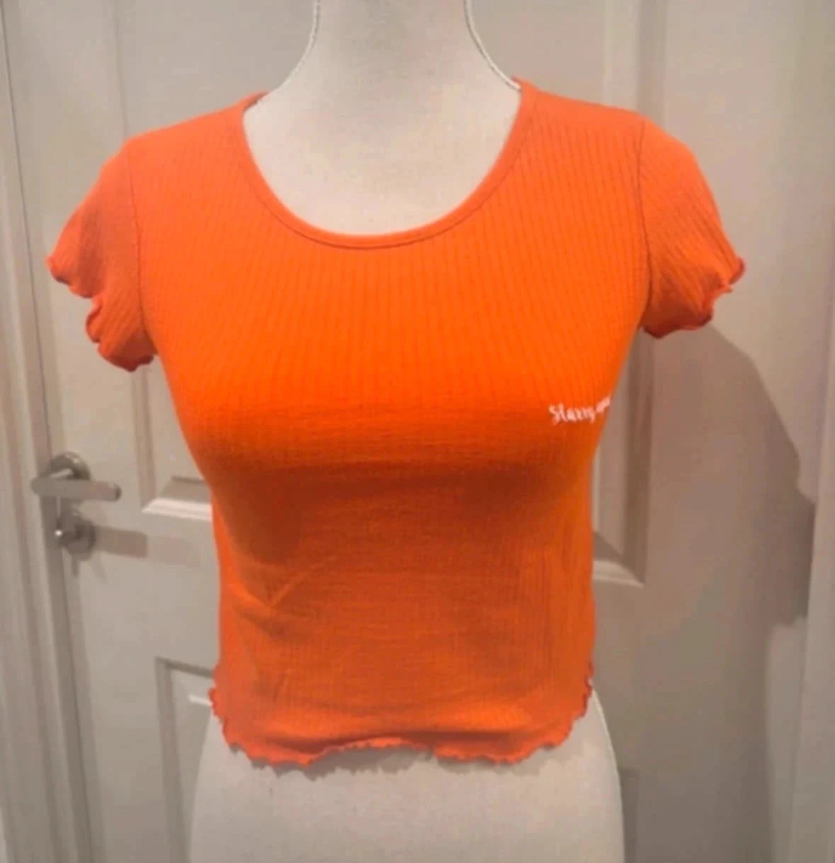 Crop top Primark orange M